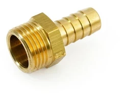 Žalvarinis žarnos antgalis GENERAL FITTINGS, 3/8"x 10 mm, išor. sr.