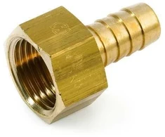 Žalvarinis žarnos antgalis GENERAL FITTINGS, 1/2"x 12 mm, vid. sr.