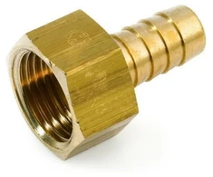 Žalvarinis žarnos antgalis GENERAL FITTINGS, 1/4"x 10 mm, vid. sr.