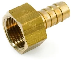 Žalvarinis žarnos antgalis GENERAL FITTINGS, 1/2"x 14 mm, vid. sr.