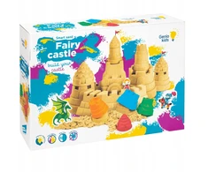 ZAMEK KINETIC SAND 1kg GENIO KIDS rinkinys + baseino ir smėlio formelės