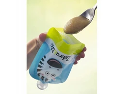 Zebra &amp; Me paketėliai, daugkartiniai maitinimo vamzdeliai, 6 vnt