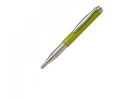 Zebra Telescopic Brights rašiklis, ryškiai žalias