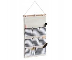 Zeller ORGANIZER NA ŚCIANĘ POLIESTER Z KIESZENIAMI 35 X 58.5 CM BEŻOWY