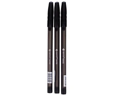 Zenith Handy rašiklis su dangteliu, 0,7 mm, juodas, 3 vnt.