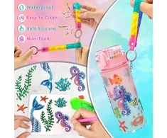 Zgeer Creative Plastic Art Deimantinio siuvinėjimo butelių dekoravimo rinkinys