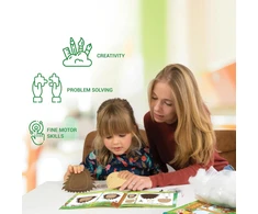 Zgeer SIUVIMO RINKINYS, KRYŽIAMAS, KŪRYBINIS RINKINYS, DOVANA 6, 7, 8 METŲ VAIKAMS