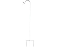 Besk Žibintų laikiklis metalinis 120cm, baltas