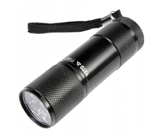 Žibintuvėlis aliuminis, 9LED, juodas. Yato (YT-08570)