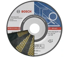 Žiedlapinis šlifavimo diskas BOSCH X571, 125 x 22,23 mm, K40