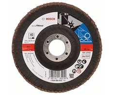 Žiedlapinis šlifavimo diskas BOSCH X571, 125 x 22,23 mm, K80
