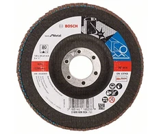 Žiedlapinis šlifavimo diskas BOSCH X571, 125 x 22,23 mm, K80