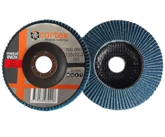 Žiedlapinis šlifavimo diskas CORTEX, 125 x 22 mm, Z60, cirkonis