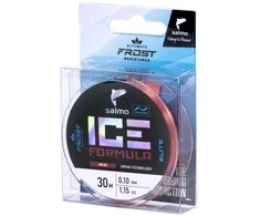 Žieminis monofilinis valas Elite Ice Formula Salmo 30m/0.10mm/1.15kg Wine Raudona