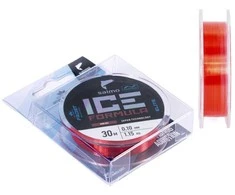 Žieminis monofilinis valas Elite Ice Formula Salmo 30m/0.10mm/1.15kg Wine Raudona