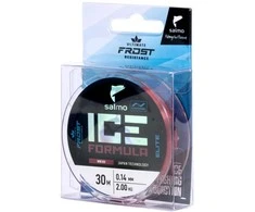 Žieminis monofilinis valas Elite Ice Formula Salmo 30m/0.14mm/2kg Wine Raudona
