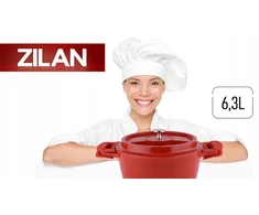 Zilan PUODINĖ OLANDIJOS KROSTELĖ INDUKCINĖ OLANDIJOS ORGANIS ALIUMINIS 28CM, 6,3L