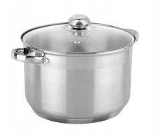 Zilner Didelis plieno puodas su dangteliu, INDUKCINIS, 26 cm. 8,2 l