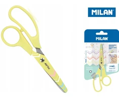 Žirklės su raštais Milan, geltonos, 13.4 cm