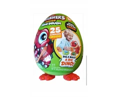 ZURU Smashers Junior Dino Dough Dinozauras su žaidimo tešla Egg XXL