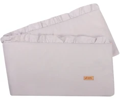Zuzpol Ochraniacz do łóżeczka 210 cm do łóżeczka 140x70 pilka FRILL