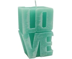 Žvakė Love DS 6x9.5cm Mint