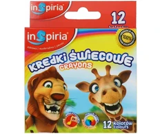 Schemat Žvakių pieštukai 12 spalvų - InSpiria