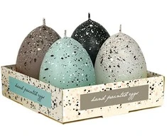 Žvakių rinkinys Kiaušiniai Bartek CandlesPV2024 45x60mm/dega 8h
