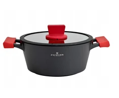 Zwieger Puodas su dangčiu 3,5 L Obsidianas