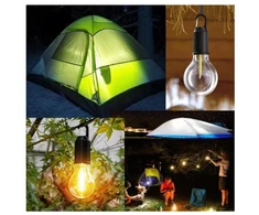 ŽYGIAUSIŲ LEMPŲ LEMPUTĖS KEMPINGAS LED LED USB STOVYKLĖS RANKENĖ
