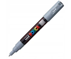 Žymeklis UNI Posca PC-1M, apvalus, 0.7 mm, pilkas