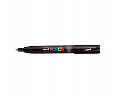 Žymeklis UNI Posca PC-1M, apvalus, 0.7 mm, juodas