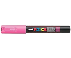 Žymeklis UNI Posca PC-1M, apvalus, 0.7 mm, rožinis
