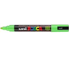 Žymeklis UNI Posca PC-5M, apvalus, 1.8 - 2.5 mm, žalias