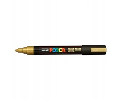 Žymeklis UNI Posca PC-5M, apvalus, 1.8 - 2.5 mm, auksinis