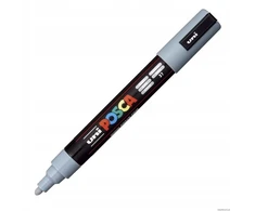 Žymeklis UNI Posca PC-5M, apvalus, 1.8 - 2.5 mm, pilkas