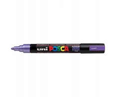 Žymeklis UNI Posca PC-5M Metallic , apvalus, 1.8 - 2.5 mm, violetinis