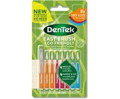 DenTek Eco Easy tarpdantų šepetėliai 8 vnt.