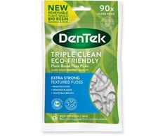 Dentek Triple Clean ekologiškas dantų siūlas, 90 vnt.