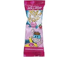 Miradent XyliPOP ledinukas su ksilitoliu braškių skonio, 1 vnt.
