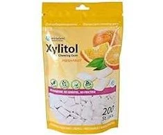 Miradent Xylitol kramtomoji guma, vaisių skonio, 200 vnt.