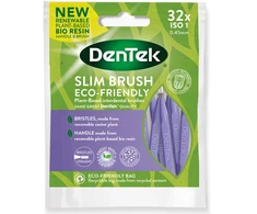 Dentek Eco Slim tarpdančių šepetėliai 32 vnt. violetinė