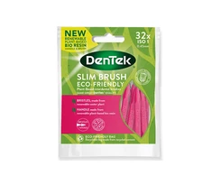 Dentek Eco Slim tarpdančių šepetėliai 32 vnt. rožinė