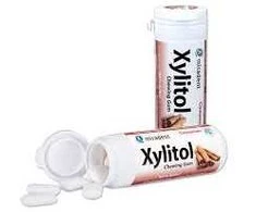 Miradent Xylitol cinamono skonio kramtomosios gumos, 30 vnt.