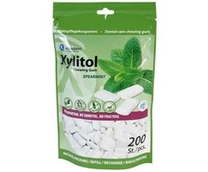Miradent Xylitol kramtomosios gumos, mėtos skonio, 200 vnt.