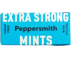 Peppersmith Extra Strong saldainiai su ksilitoliu ir eukalipto skoniu, 25 vnt.