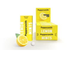 Peppersmith konfektai su ksilitoliu ir citrinos skoniu, 25 vnt.