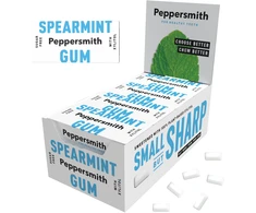 Peppersmith Spearmint kramtoma guma su ksilitoliu, mėtos skonio, 15 g (10 vnt. x 12)