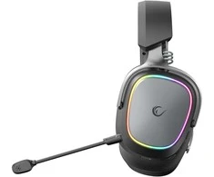 Ausinės su mikrofonu Rampage RETSU Juodos/Pilkos Belaidės 2.4G Bluetooth
