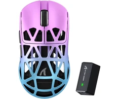 Bevielė žaidimų pelė Attack Shark R2 Violetinė / Mėlyna PAW3950 8000 Hz 42000 DPI 45g